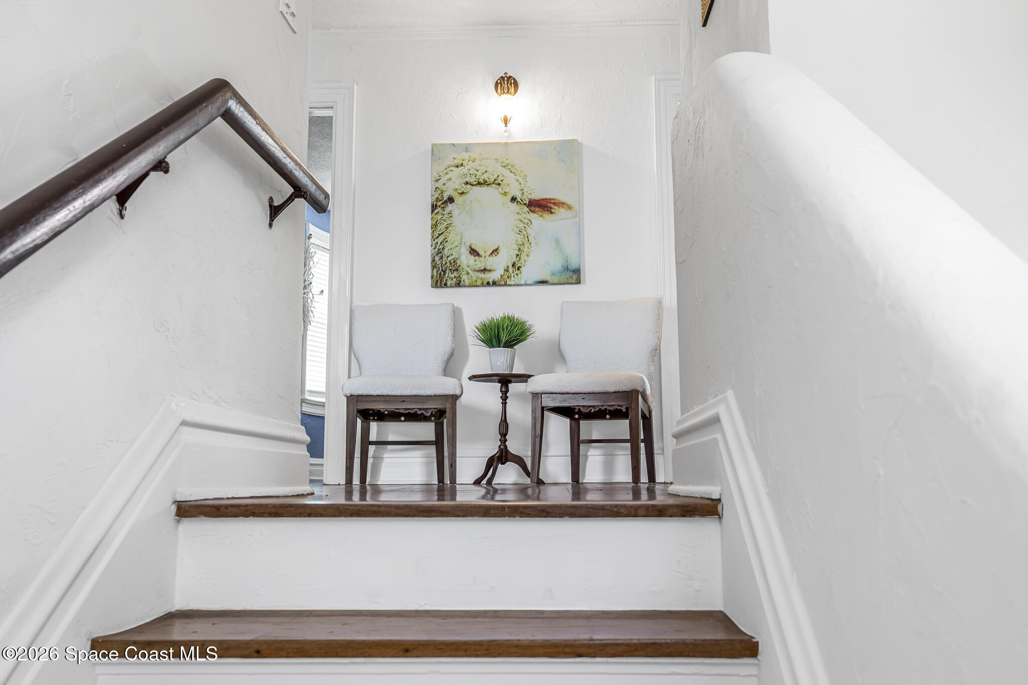 130 Valencia Road Rockledge, FL 32955 - Photo 25 of 66 Staircase to Bedroom Level