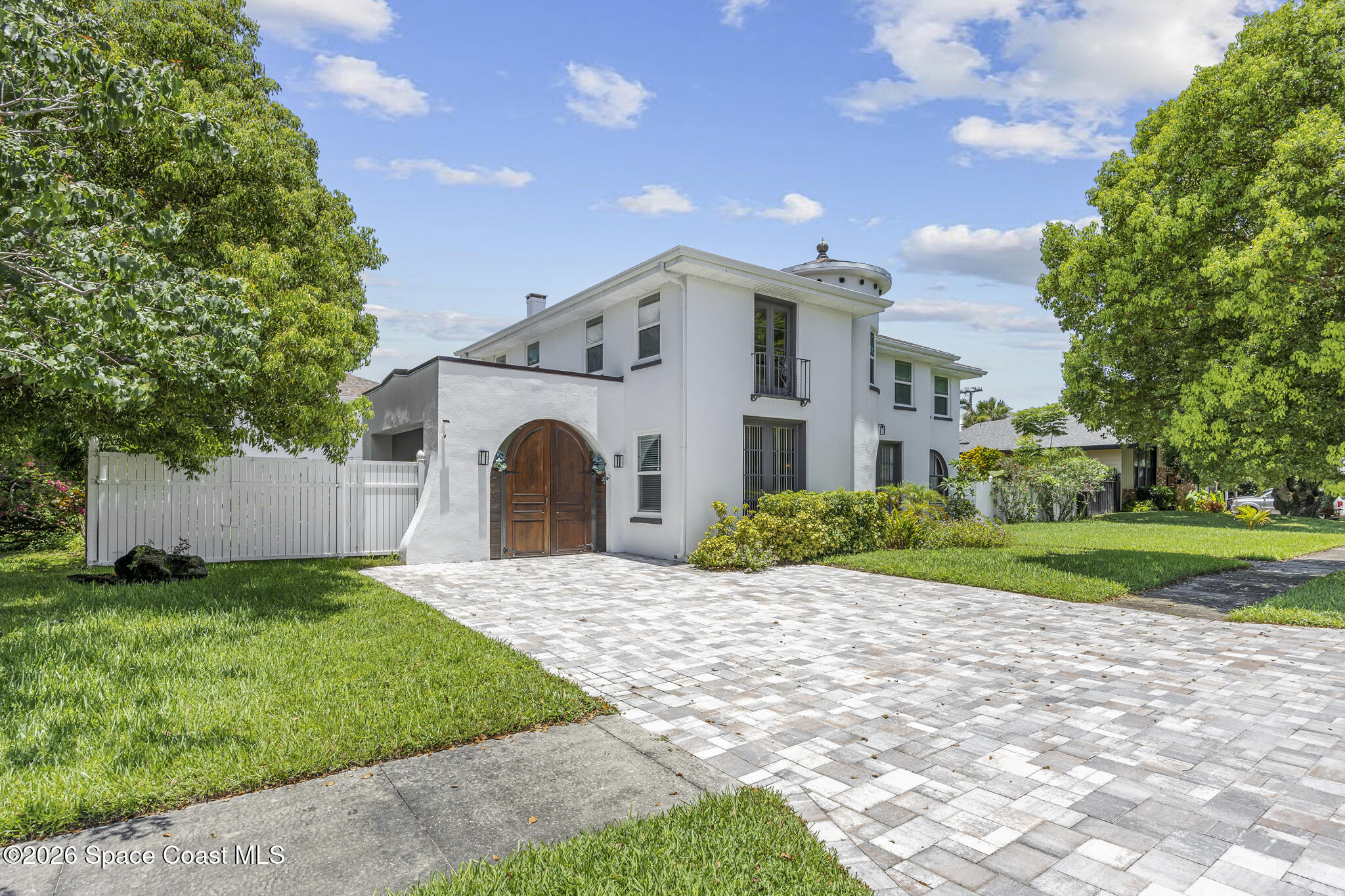 130 Valencia Road Rockledge, FL 32955 - Photo 3 of 66 Custom Paver Driveway & Veranda Entry