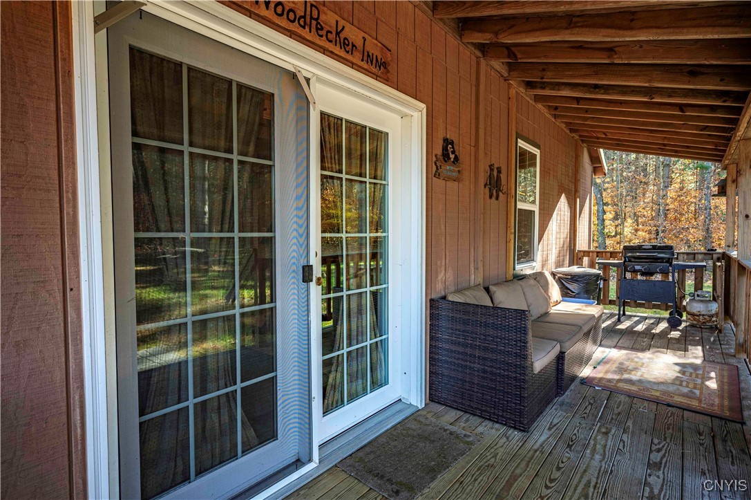 5577 Partridgeville Road Greig, NY 13312 - Photo 40 of 50 Rear Deck & Entrance