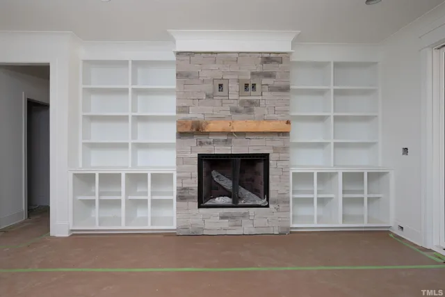 a utility room with cabinets