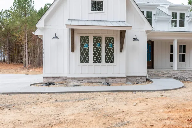 a view of a house with a door