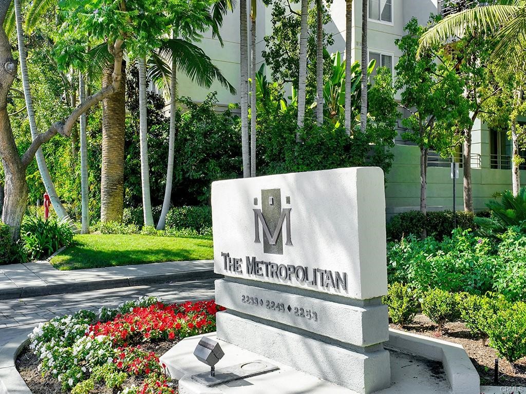 2233 Martin, Unit 413 Irvine, CA 92612 - Photo 2 of 45 a sign on the side of the road