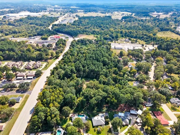 a view of a yard with plants