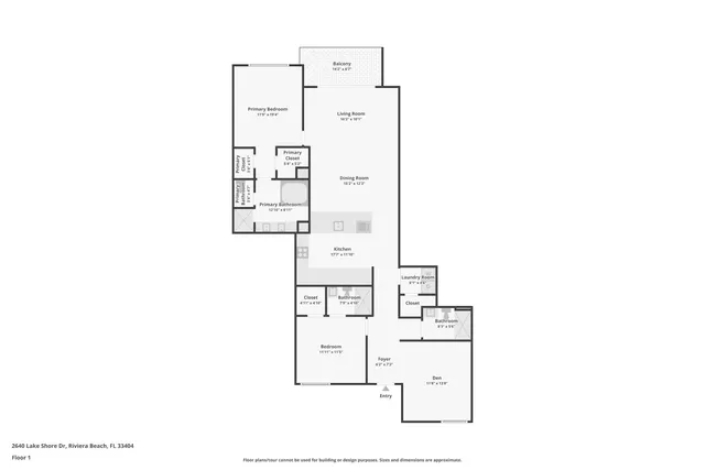 $675,000 | 2640 Lake Shore Drive, Unit 2008, Riviera Beach, FL 33404