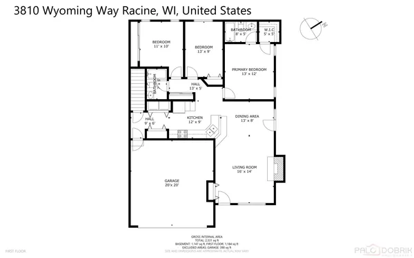 $264,000 | 3810 Wyoming Way, Unit 2, Caledonia, WI 53404