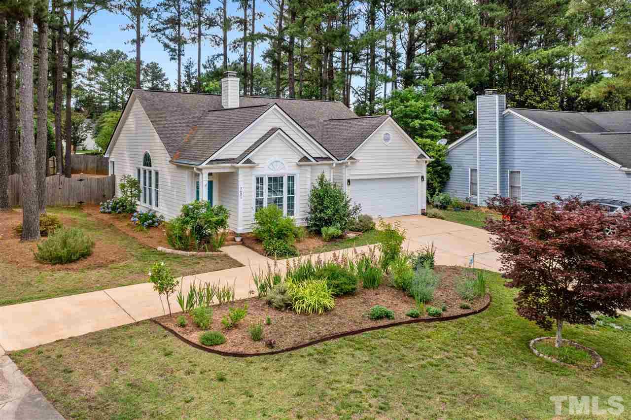 7601 Overland Trail Raleigh, NC 27615 - Photo 2 of 30 Extensive landscaping