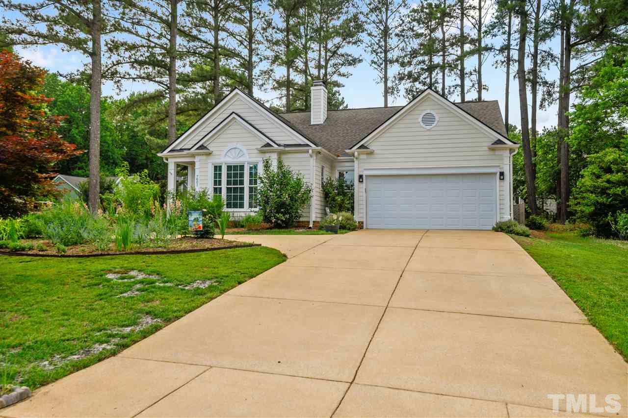 7601 Overland Trail Raleigh, NC 27615 - Photo 4 of 30 Extended driveway with entrance on both streets