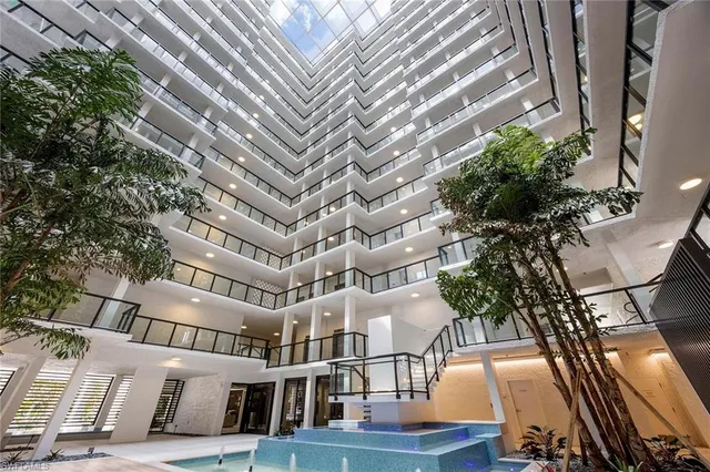 a front view of a building