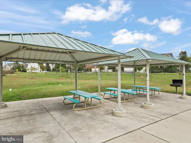 a view of outdoor space with seating