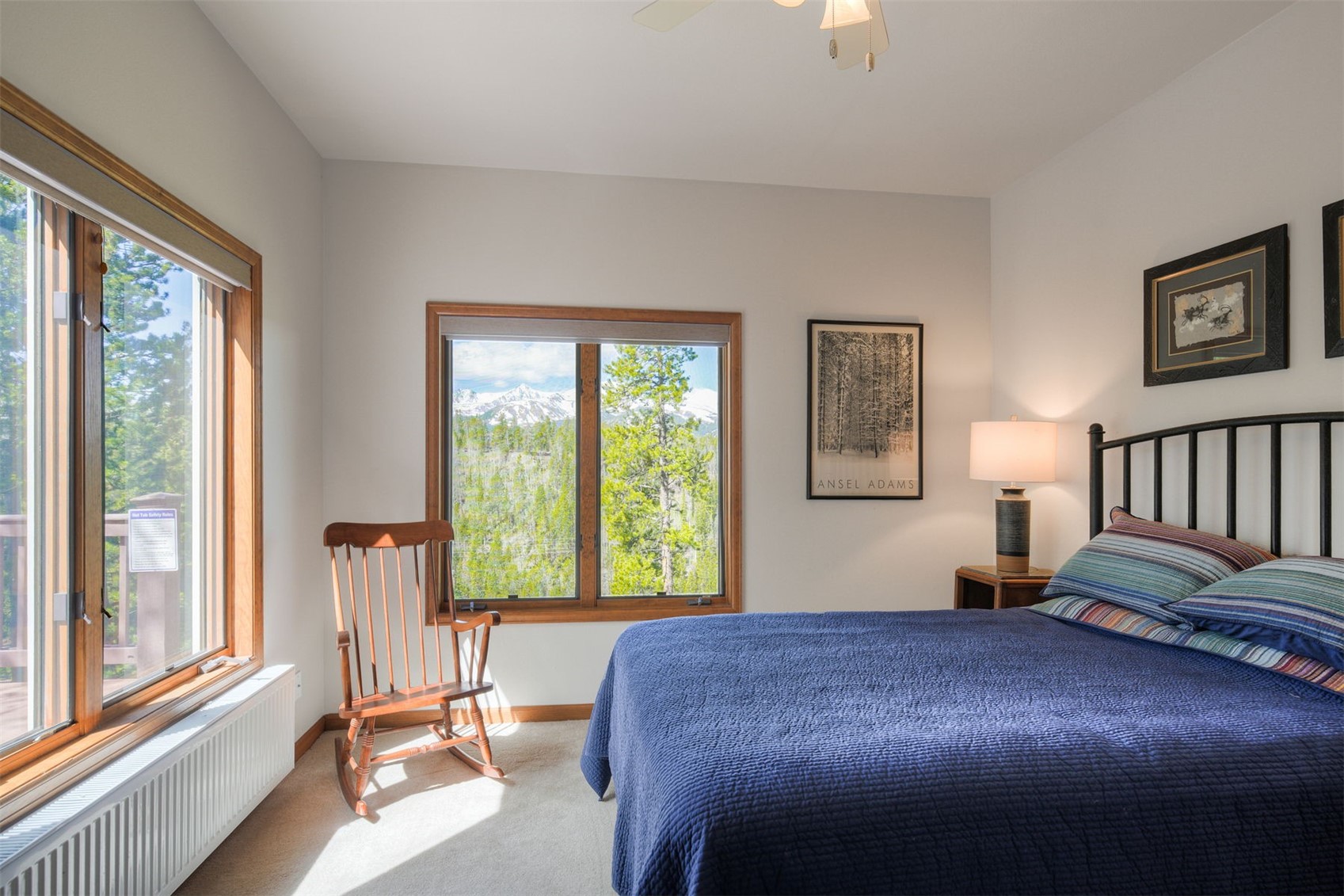 2542 Boreas Pass Road Breckenridge, CO 80424 - Photo 21 of 33 a bedroom with a bed and a large window