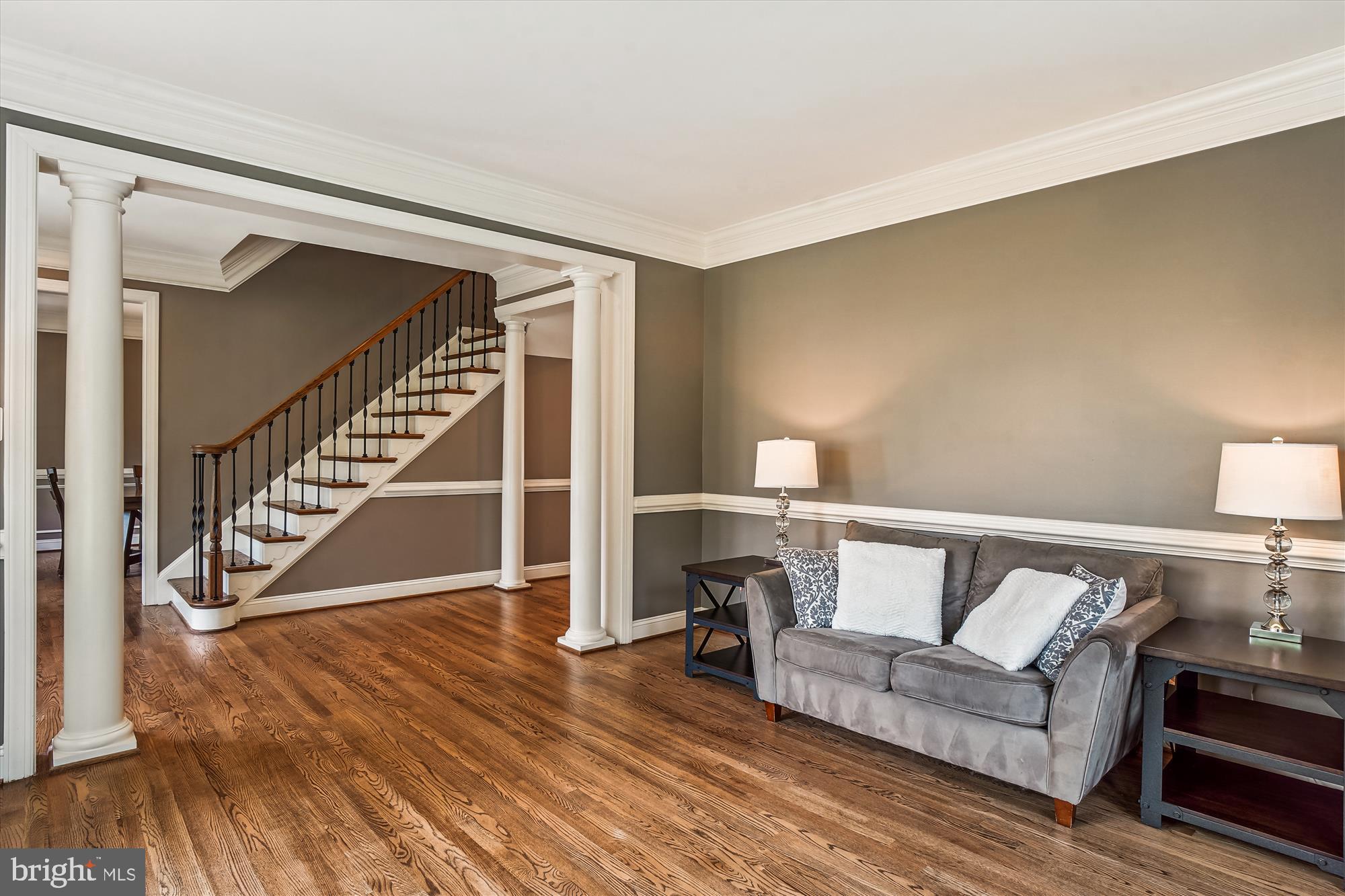 3508 Kemptown Church Road Monrovia, MD 21770 - Photo 49 of 111 a living room with furniture and a wooden floor