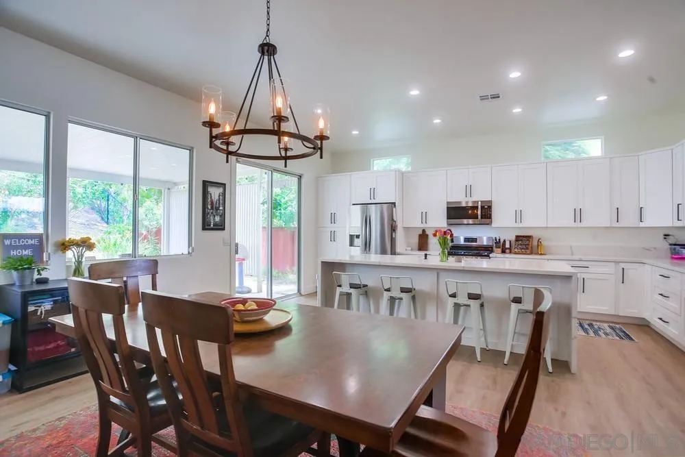 2322 Byron Place Carlsbad, CA 92008 - Photo 16 of 56 a view of a dining room with furniture window and wooden floor