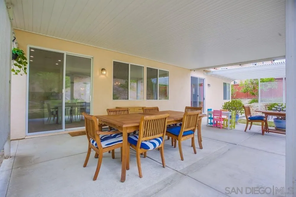2322 Byron Place Carlsbad, CA 92008 - Photo 43 of 56 a view of a dining room with furniture and a potted plant