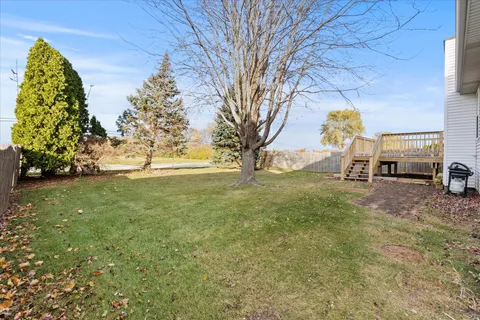 a view of outdoor space with garden