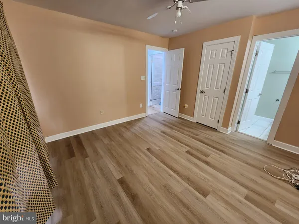 wooden floor in an empty room