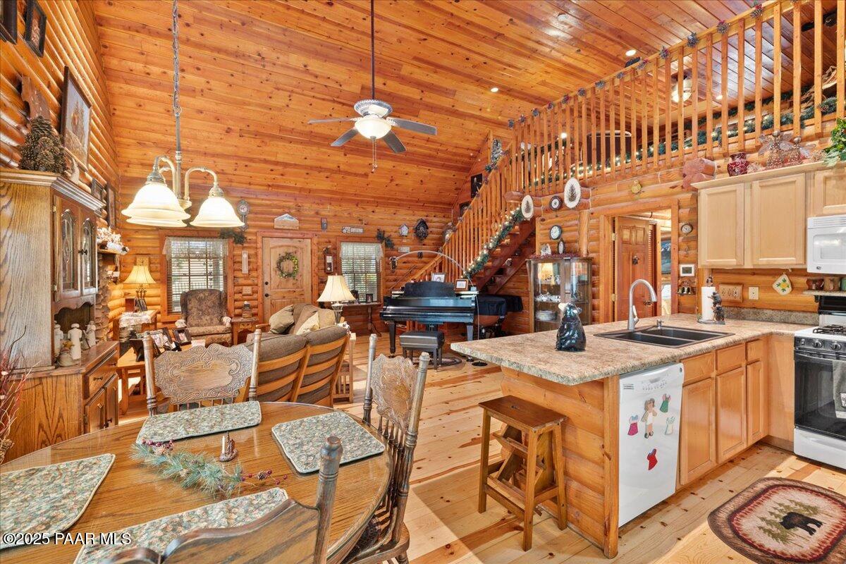 1370 East Pine Ridge Drive Prescott, AZ 86303 - Photo 16 of 32 a view of a kitchen with furniture and a kitchen view