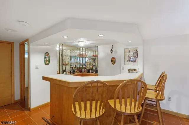 a living room with a couch and a table