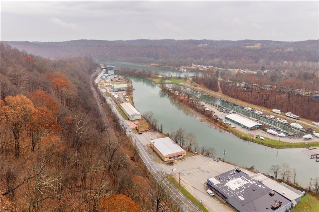 26 Front Street Millsboro, PA 15348 - Photo 14 of 24 a view of a city with a lake