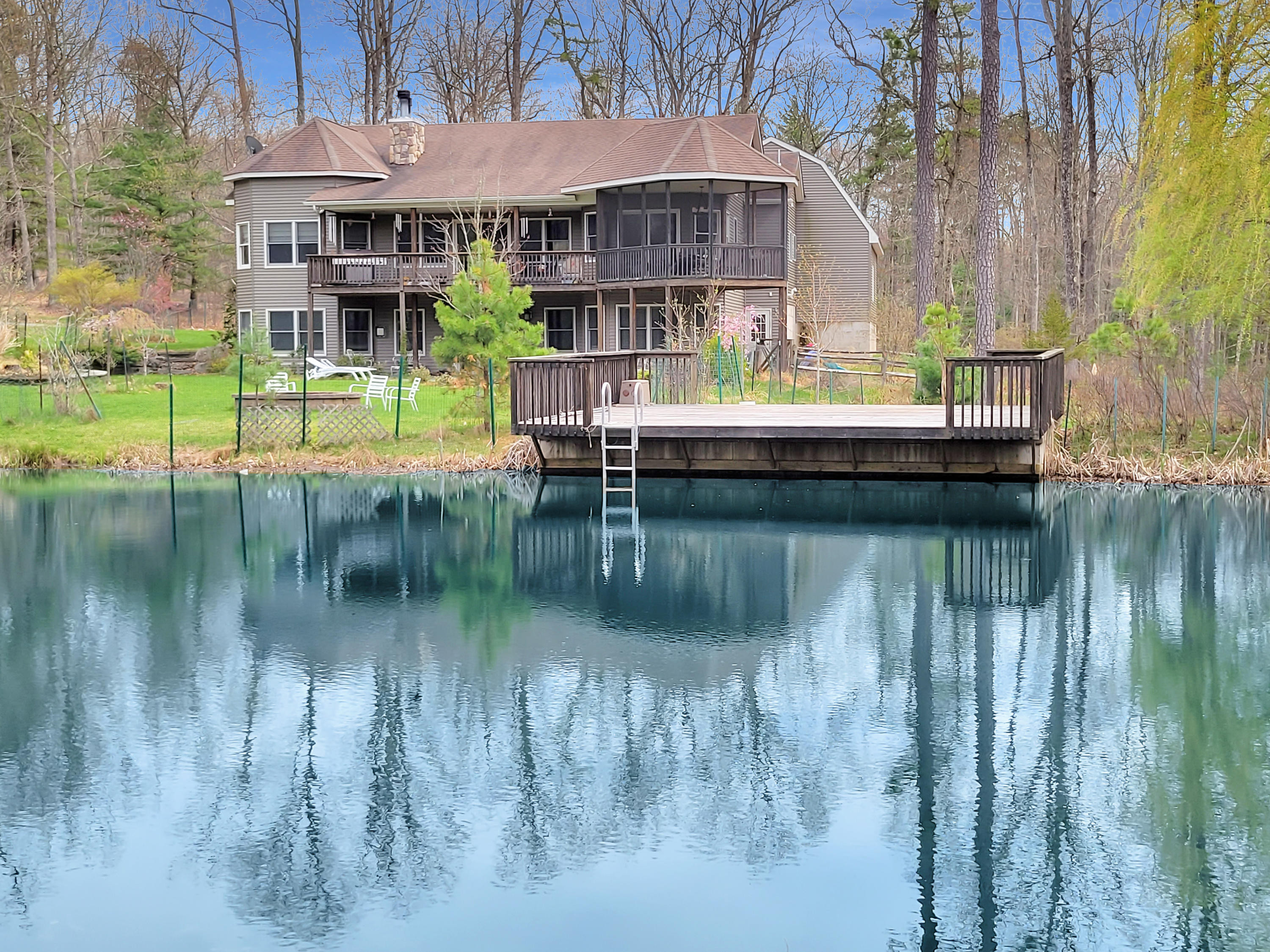 140 Corkys Road Hawley, PA 18428 - Photo 1 of 66 View from Pond