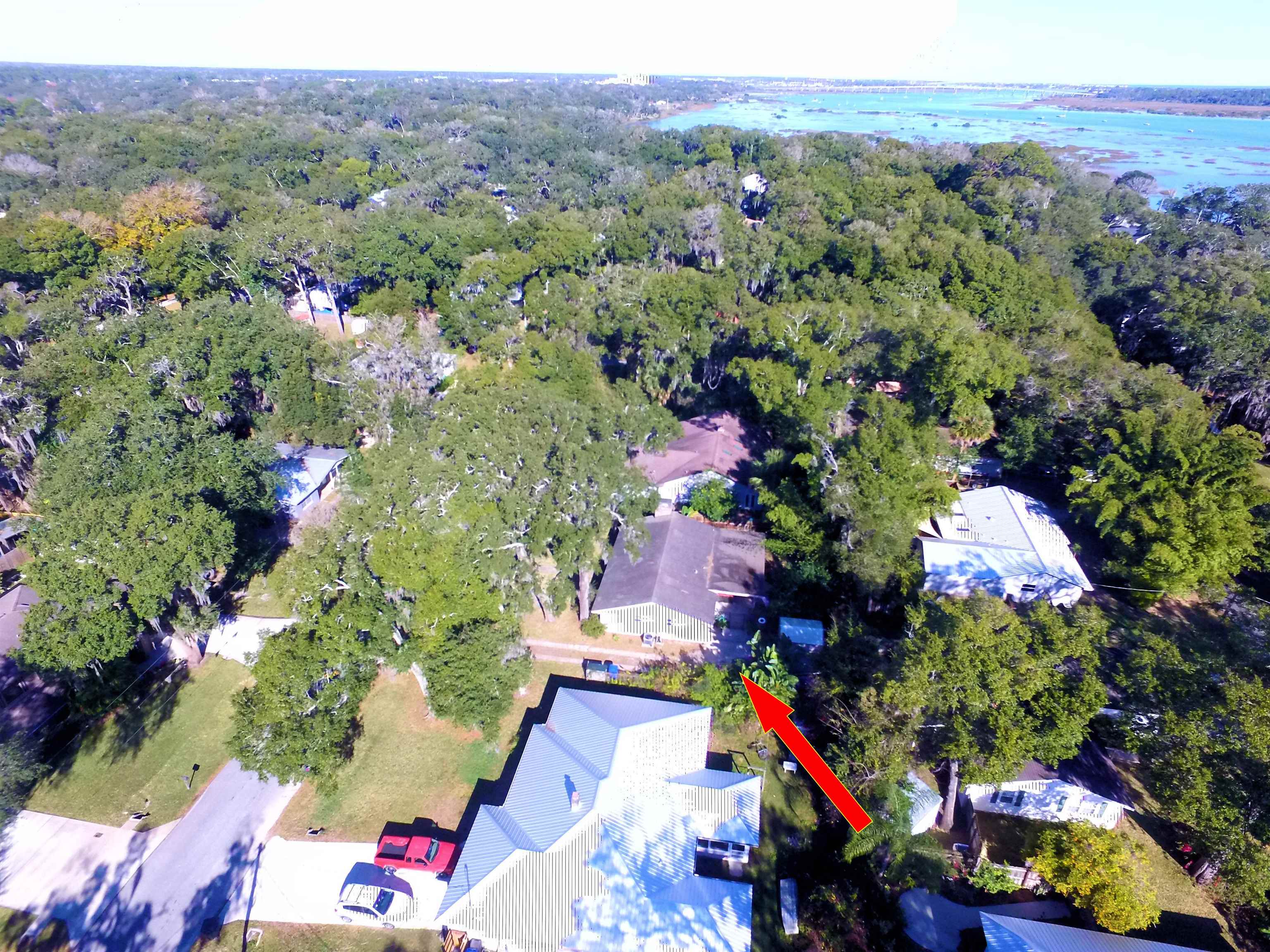 253 Mimosa Road St. Augustine, FL 32086 - Photo 8 of 42 an aerial view of residential house with outdoor space and swimming pool