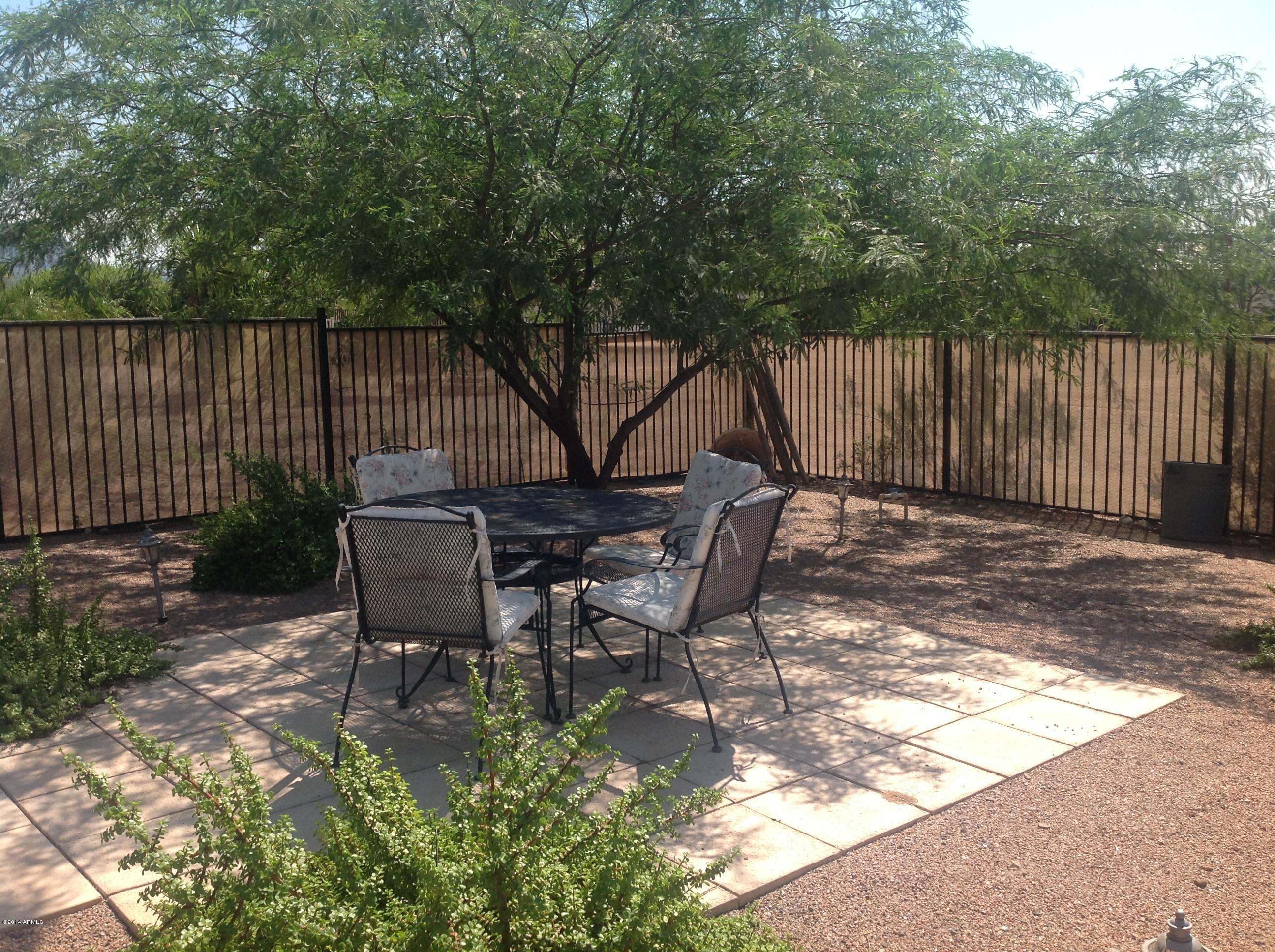 1355 North Acacia Road Apache Junction, AZ 85119 - Photo 36 of 45 a view of a chairs and table in backyard
