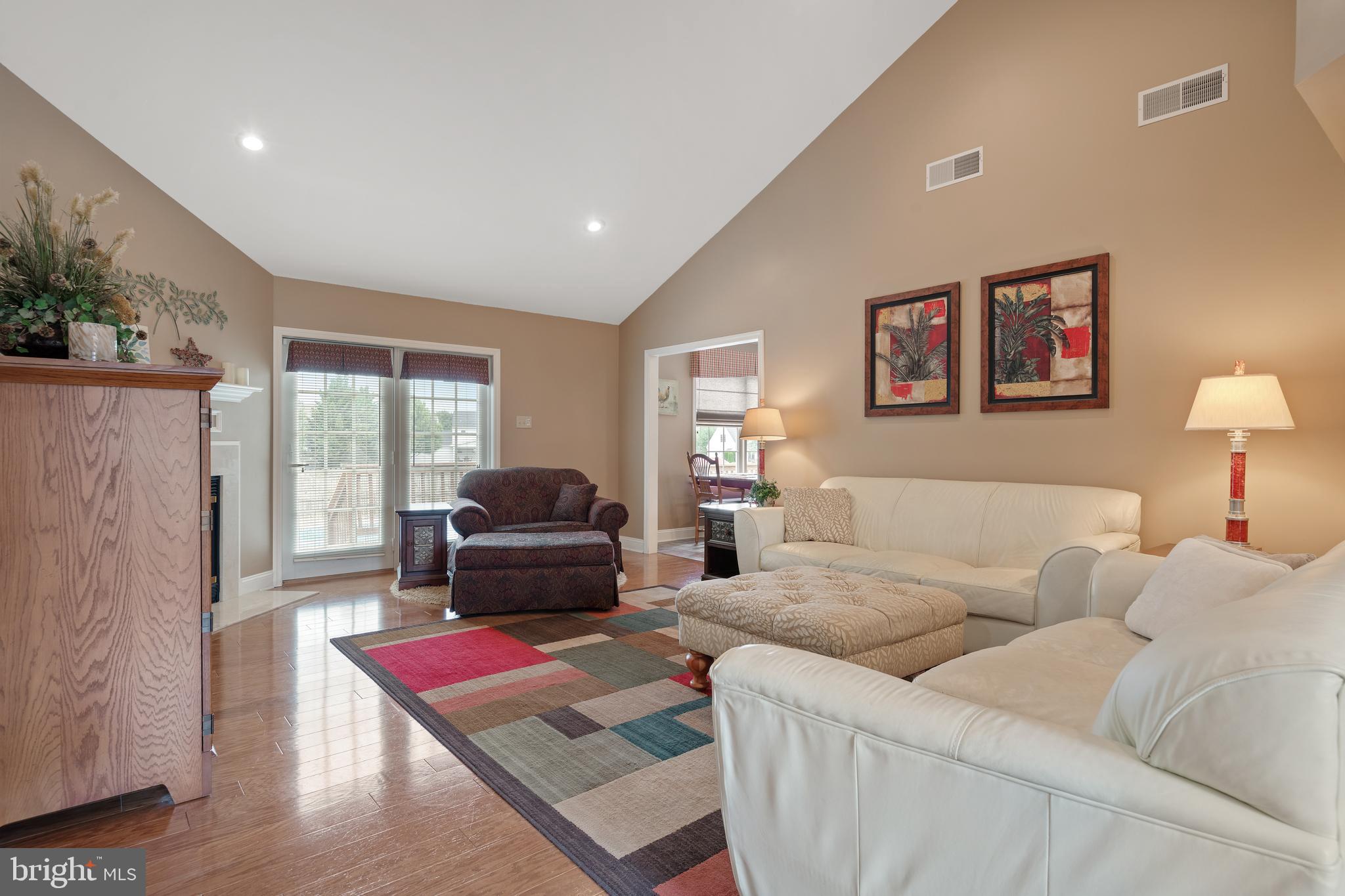 37 Carriage Road Palmyra, PA 17078 - Photo 17 of 60 Dramatic vaulted ceiling & wood fl enhance the LR