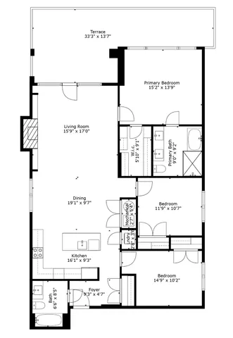 $6,300 | 1615 West Irving Park Road, Unit 1S, Chicago, IL 60613