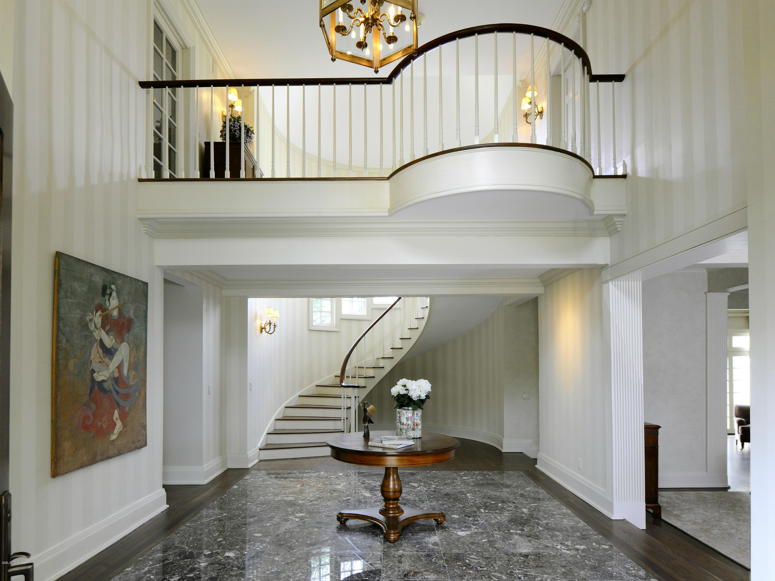80 Clapboard Ridge Road Greenwich, CT 06830 - Photo 3 of 27 a view of staircase with a potted plant