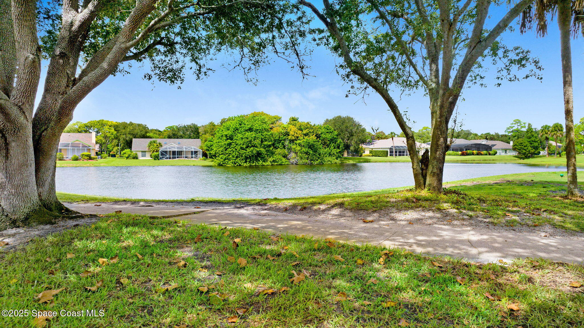 4073 Sand Ridge Drive Merritt Island, FL 32953 - Photo 2 of 66 a view of a yard with an tree