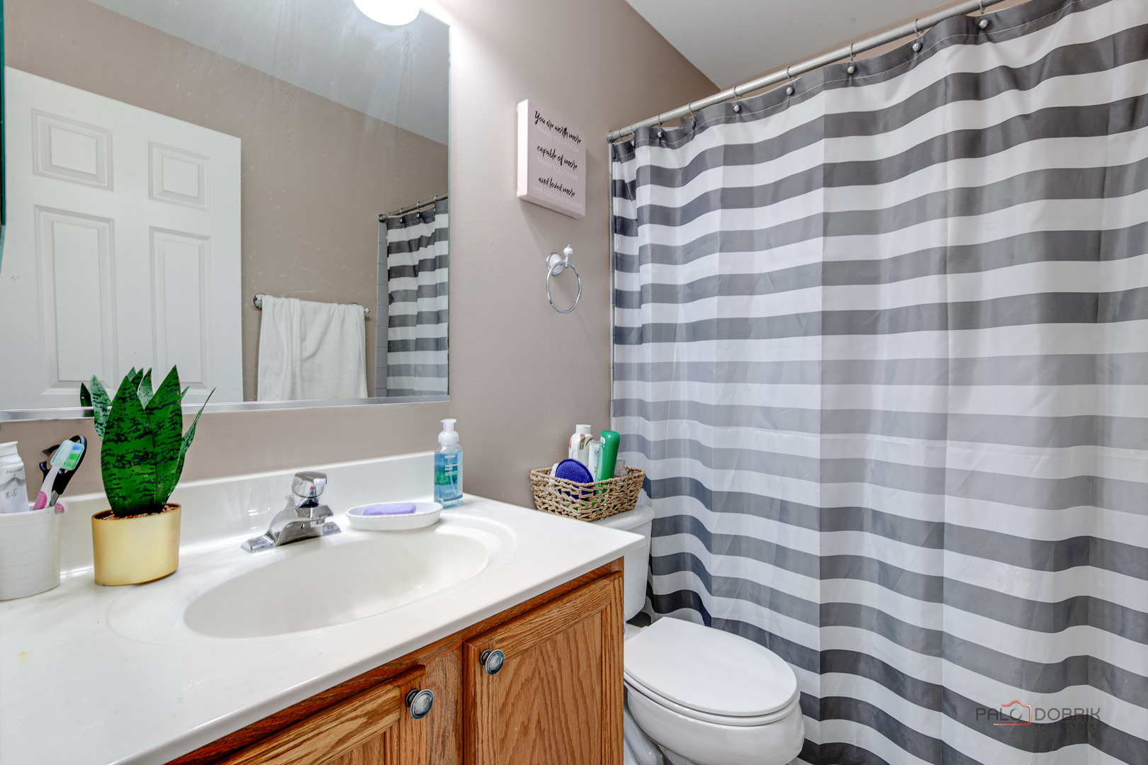 578 North Overlook Trail Round Lake, IL 60073 - Photo 32 of 42 a bathroom with a sink toilet and shower