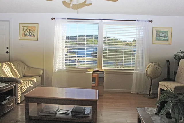 a room with furniture and a window