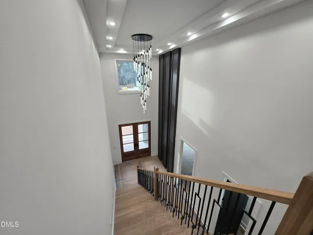 a view of entryway with stairs