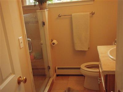 1685 Bridge Road Eastham, MA 02642 - Photo 14 of 22 a bathroom with a sink a toilet and shower
