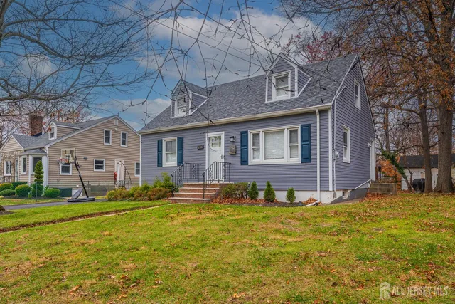 a front view of house with yard