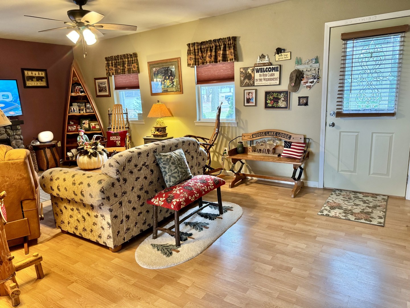 406 Edwards Street Granville, IL 61326 - Photo 3 of 13 a living room with furniture and a flat screen tv