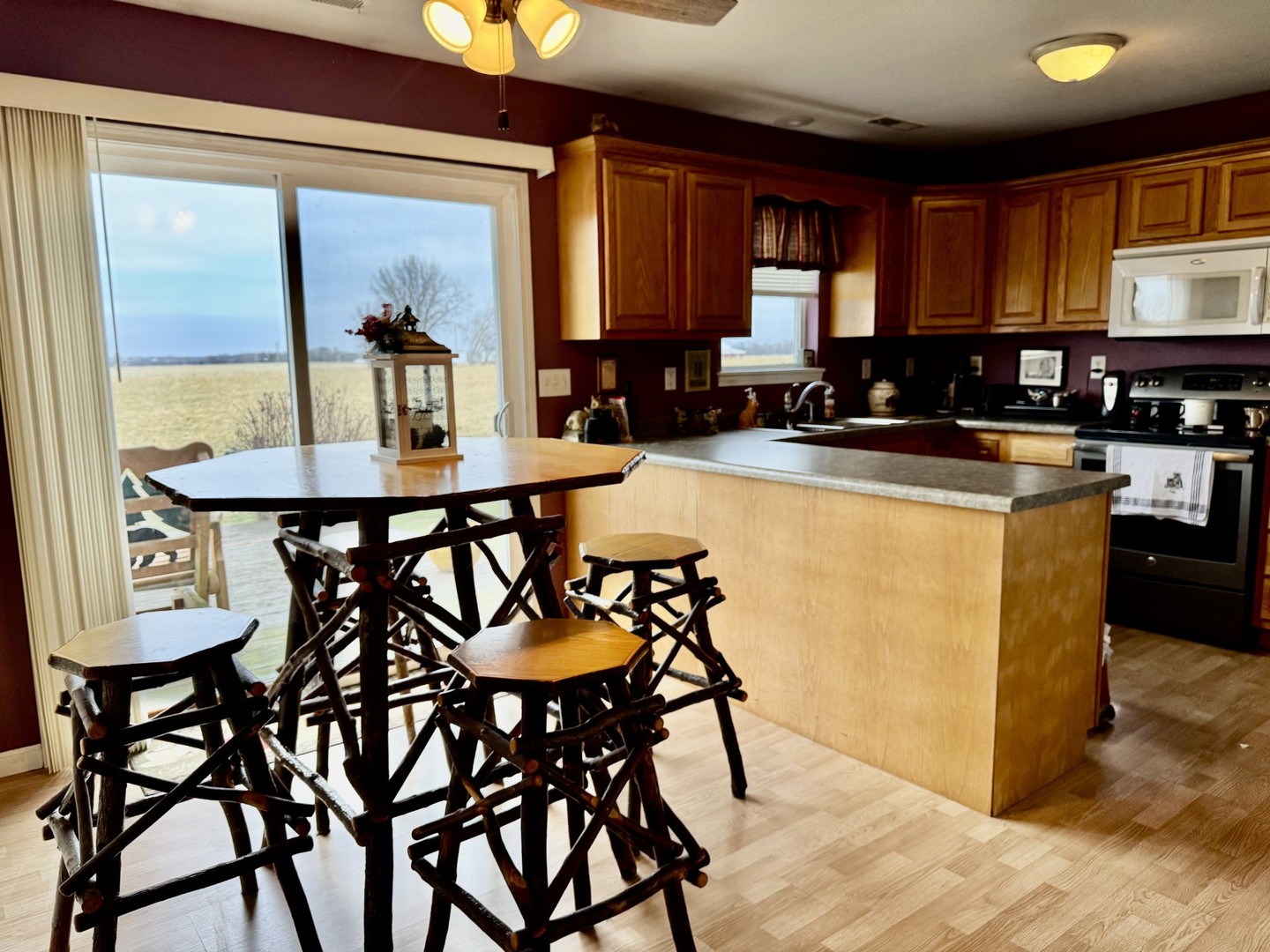 406 Edwards Street Granville, IL 61326 - Photo 7 of 13 a view of a dining room with furniture window and outside view
