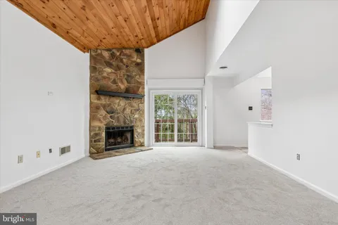 a view of a livingroom with a fireplace