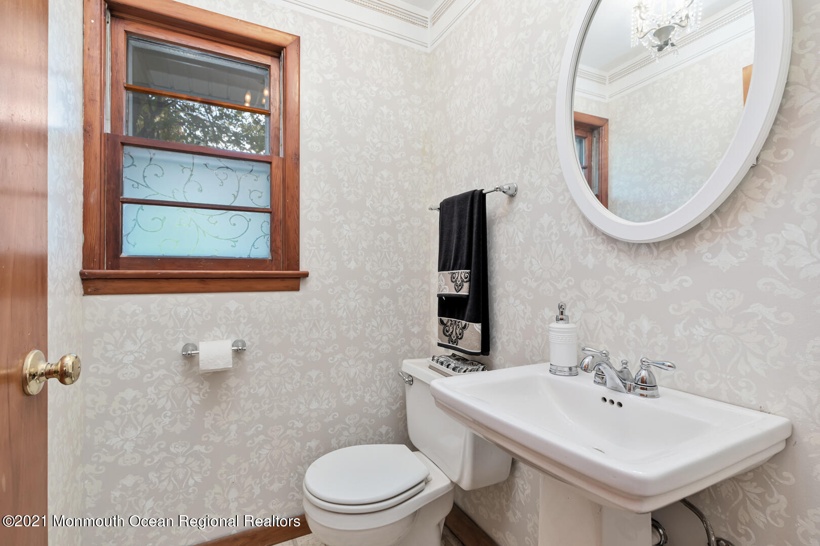 110 Bethany Road Hazlet, NJ 07730 - Photo 18 of 22 a bathroom with a toilet a sink and a mirror