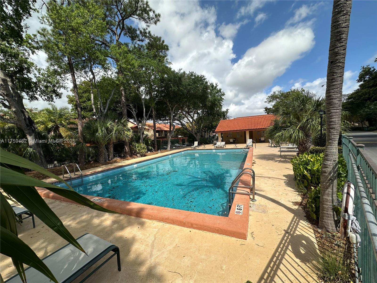 10023 Southwest 77th Court Miami, FL 33156 - Photo 22 of 22 a view of a yard with swimming pool