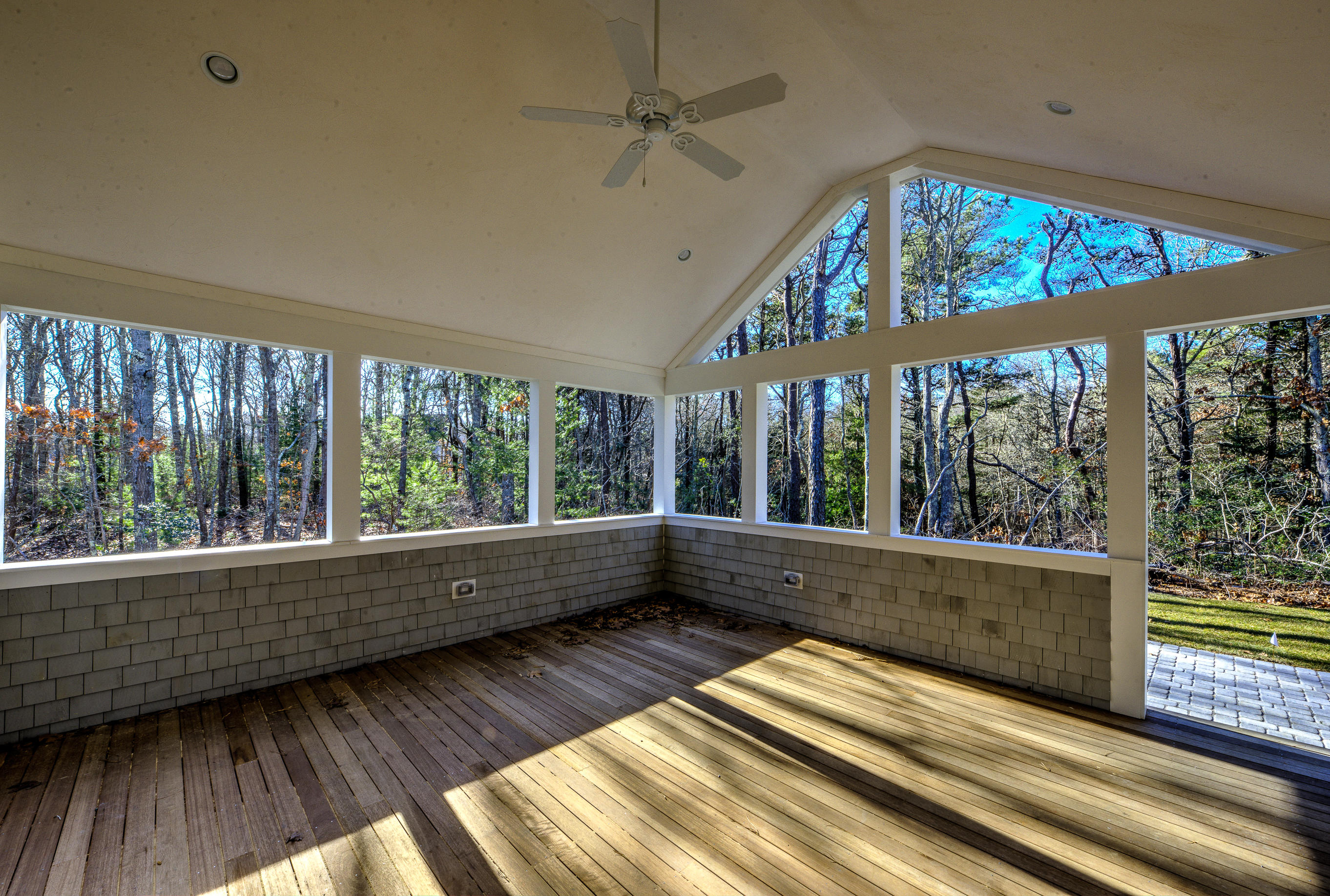 17 Alma Road Mashpee, MA 02649 - Photo 5 of 21 wooden floor in an empty room with a window