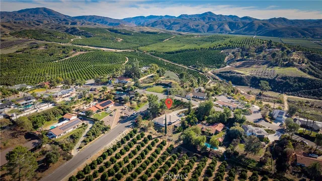 a view of city and mountain