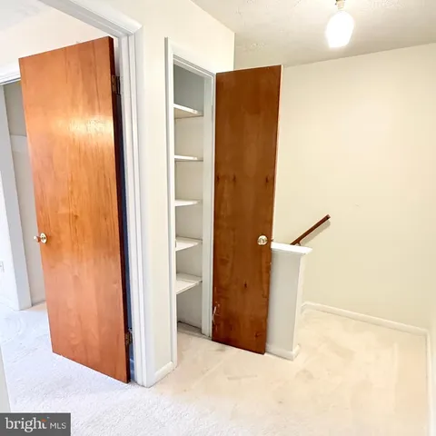 a view of a white door