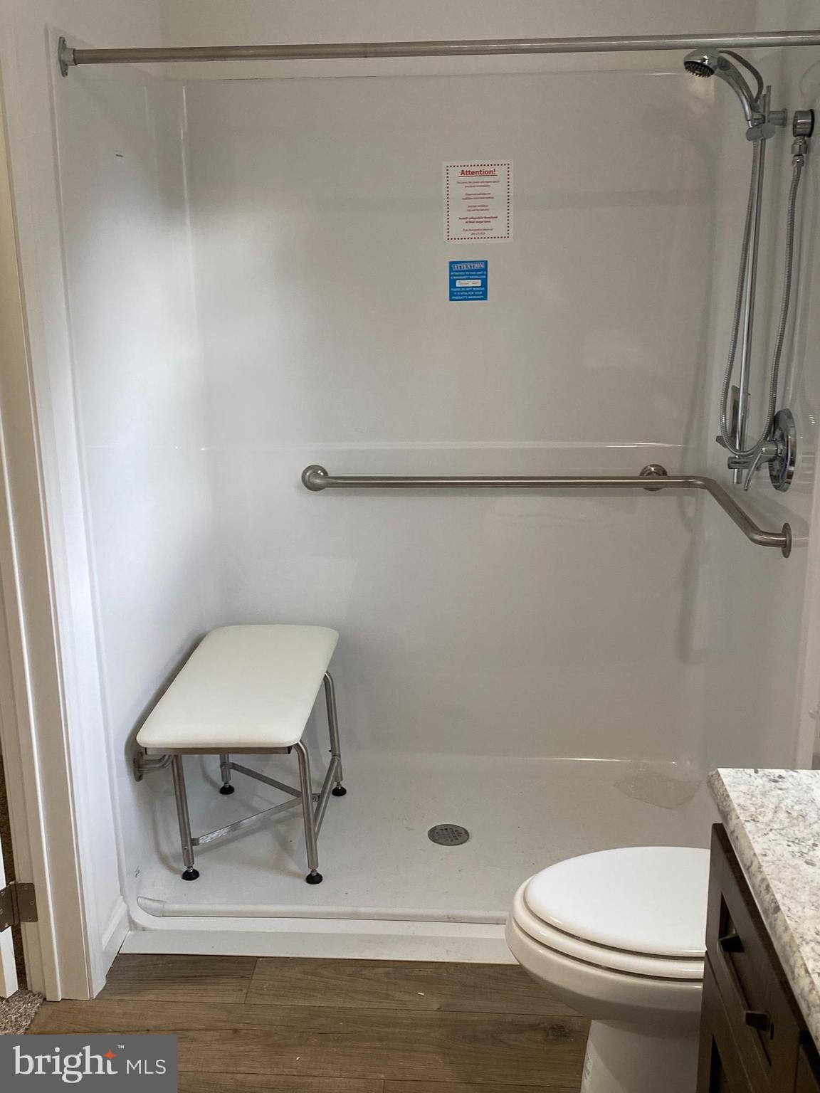 1751 Hilltown Road Biglerville, PA 17307 - Photo 12 of 15 a bathroom with a toilet a sink and shower