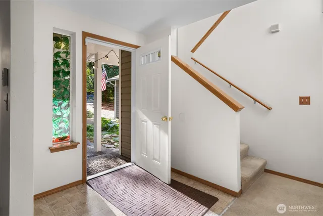 a view of an empty room