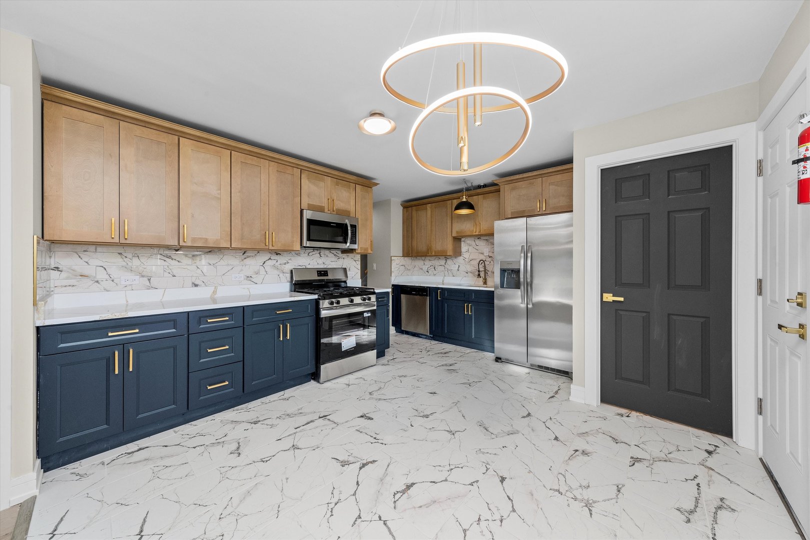 16619 Marshfield Avenue Markham, IL 60428 - Photo 7 of 41 a kitchen with stainless steel appliances granite countertop a sink and cabinets