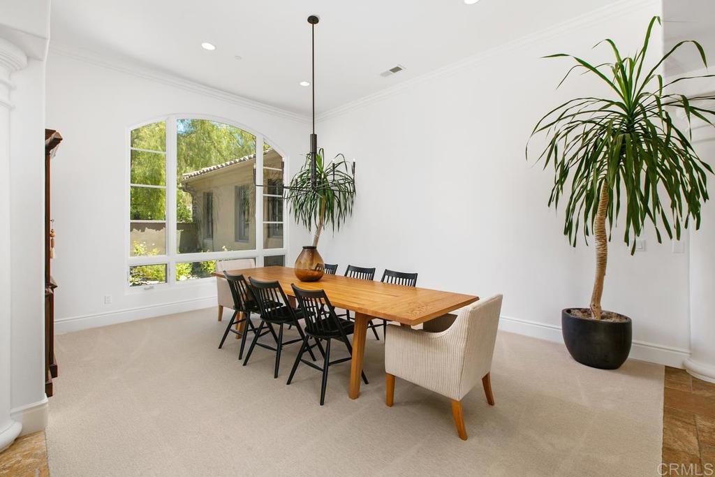18365 Old Coach Way Poway, CA 92064 - Photo 20 of 55 a view of a dining room with furniture and window