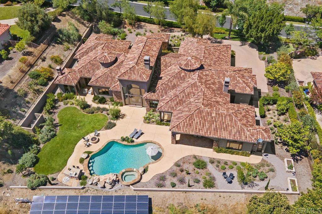 18365 Old Coach Way Poway, CA 92064 - Photo 52 of 55 an aerial view of residential house with outdoor space