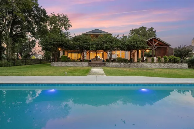 a view of a volley ball court
