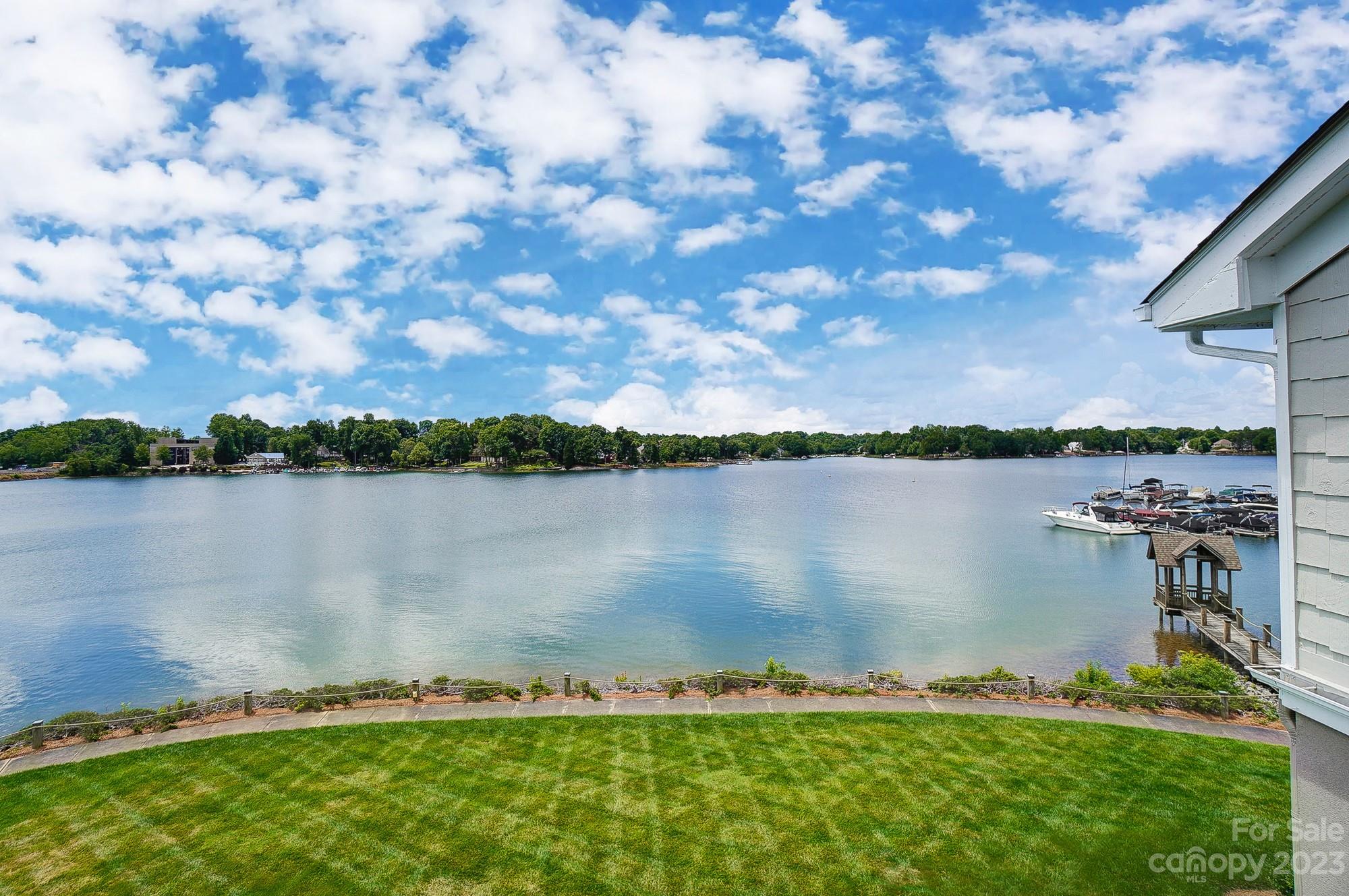 1230 Torrence Circle Davidson, NC 28036 - Photo 4 of 23 a view of a lake from a yard