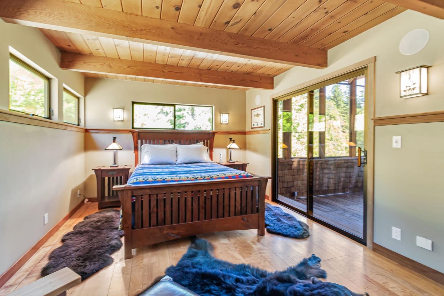 855 Oak Ridge Road Los Gatos, CA 95033 - Photo 32 of 73 a bed sitting in a room next to a window